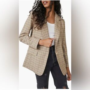 - Free People Crosby Paid Blazer Size small
